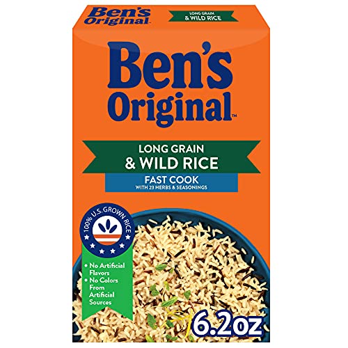 Ben's Original Long Grain & Wild Rice Fast Cook; 6.2 Ounces; 12 Per Case - High Mart Wholesale
