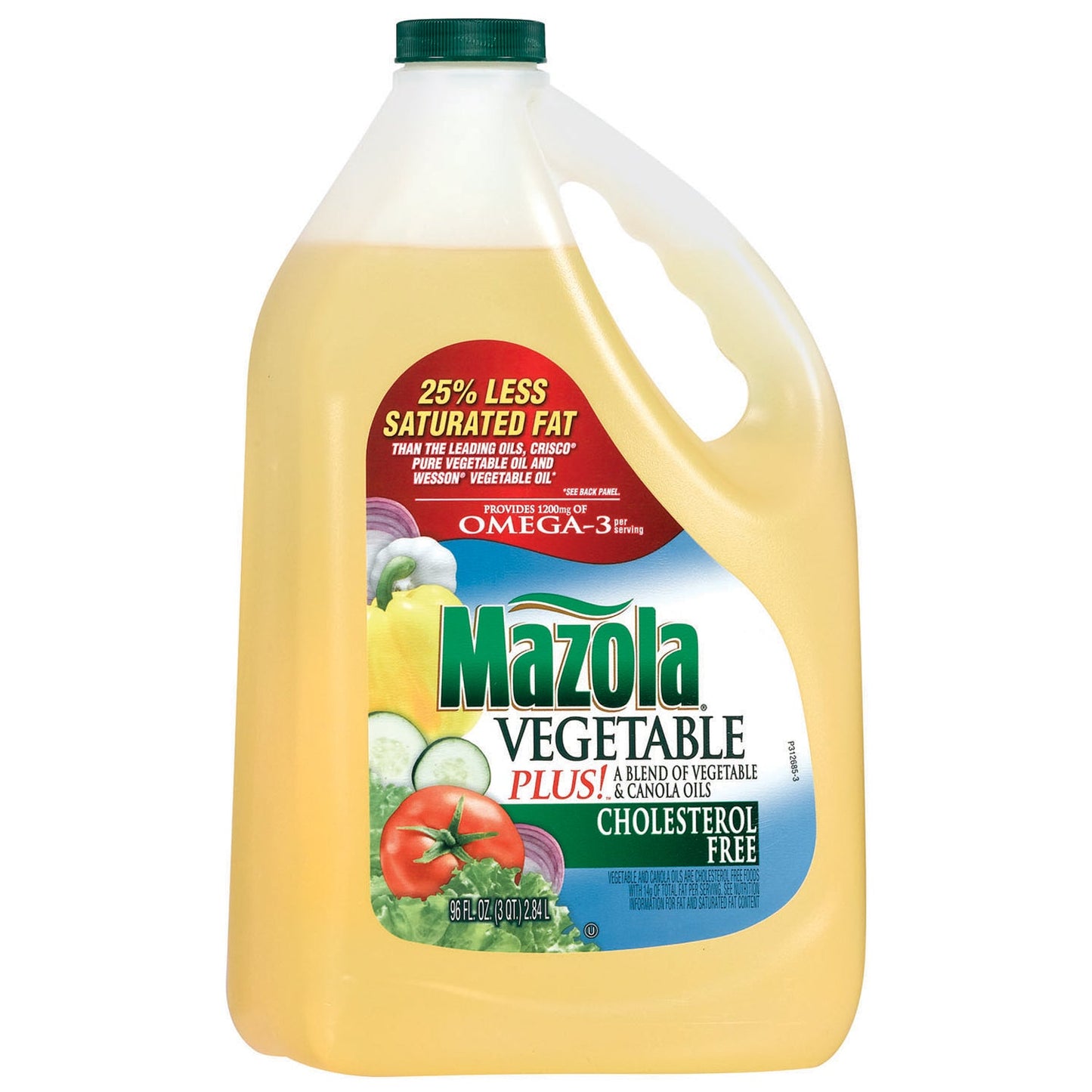 Mazola Zt Vegetable Oil; 96 Fluid Ounces; 6 Per Case - High Mart Wholesale