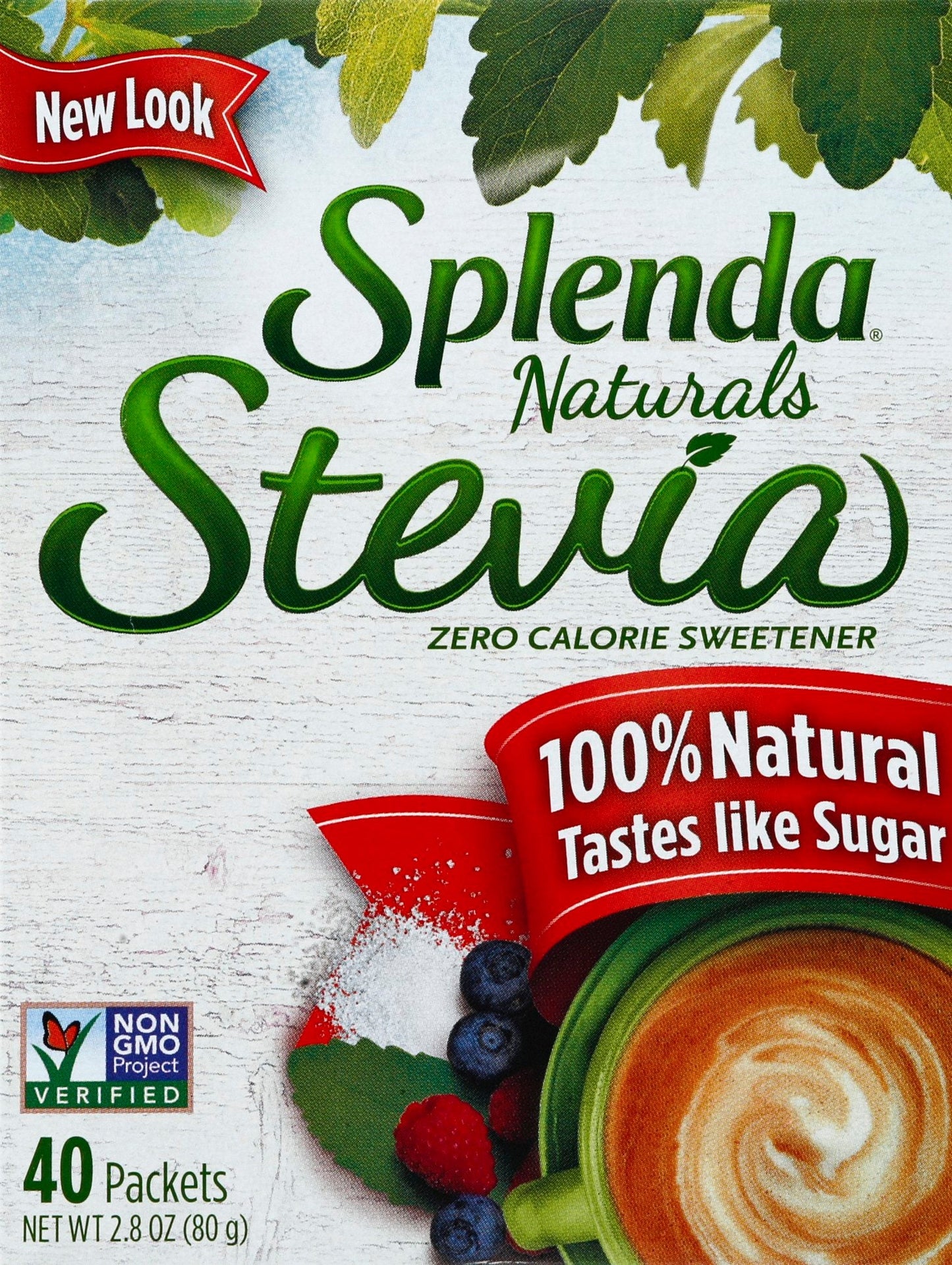 Splenda Naturals Stevia; 40 Count; 2.8 Ounces; 12 Per Case - High Mart Wholesale