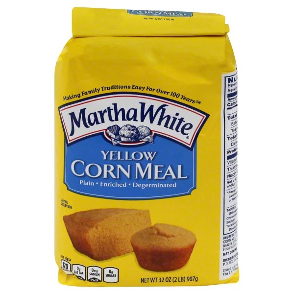 Martha White Yellow Corn Meal Plain Enriched; 32 Ounces; 12 Per Case