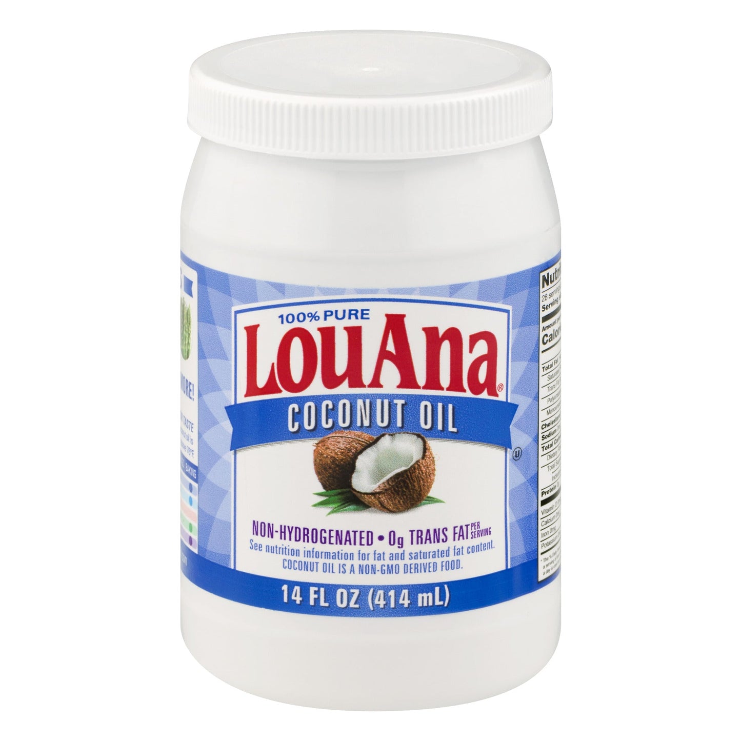Lou Ana Coconut Oil No Trans Fat Jar; 14 Fluid Ounces; 6 Per Case