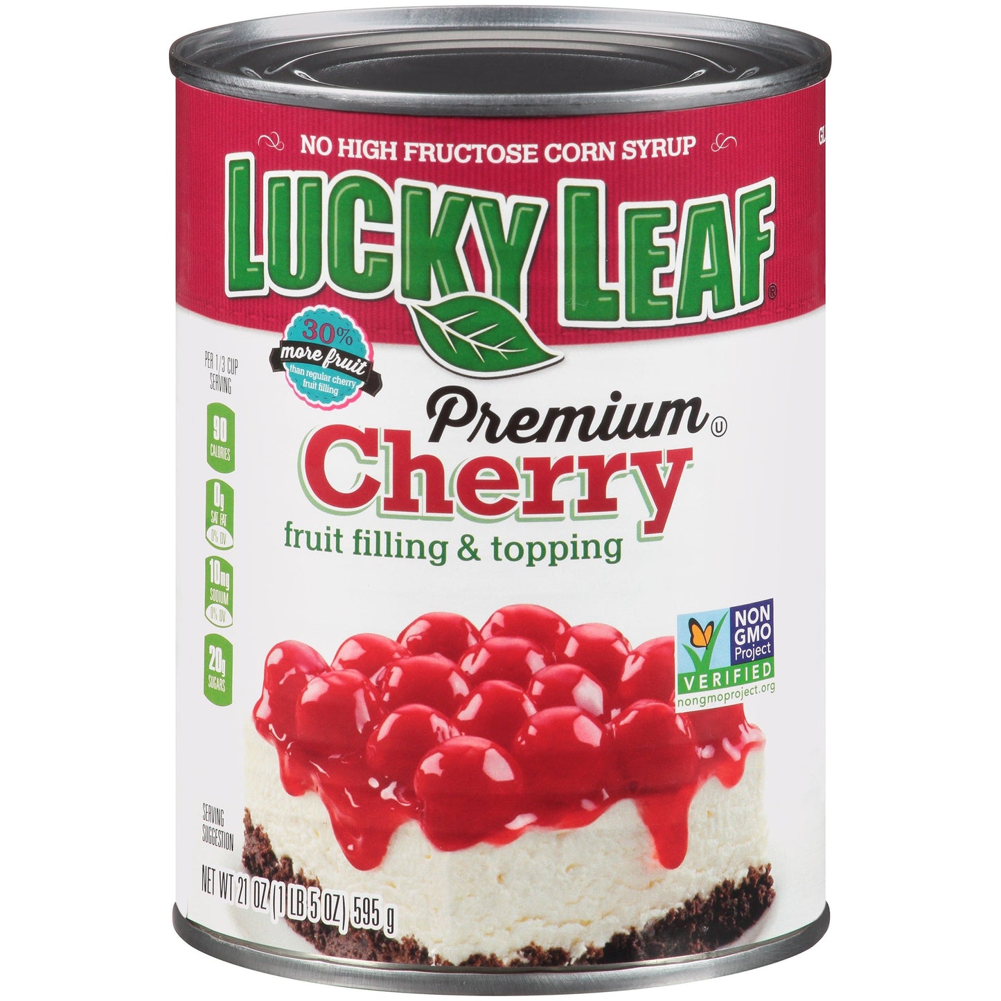 Lucky Leaf Pie Filling Premium Cherry; 21 Ounces; 8 Per Case