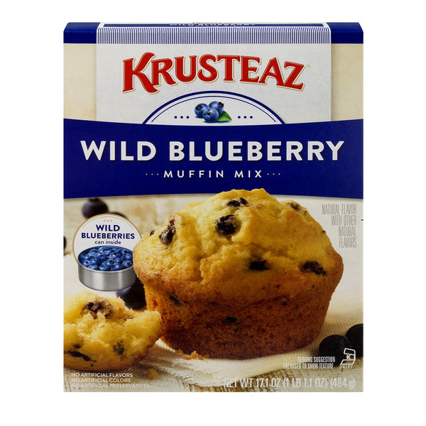 Krusteaz Muffin Wild Blueberry; 17.1 Ounces; 12 Per Case - High Mart Wholesale