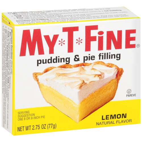 My T Fine Lemon Pudding & Pie Filling; 2.75 Ounces; 12 Per Case - High Mart Wholesale