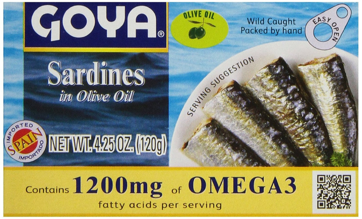 Goya Sardines Olive Oil; 4.25 Ounce; 25 Per Case