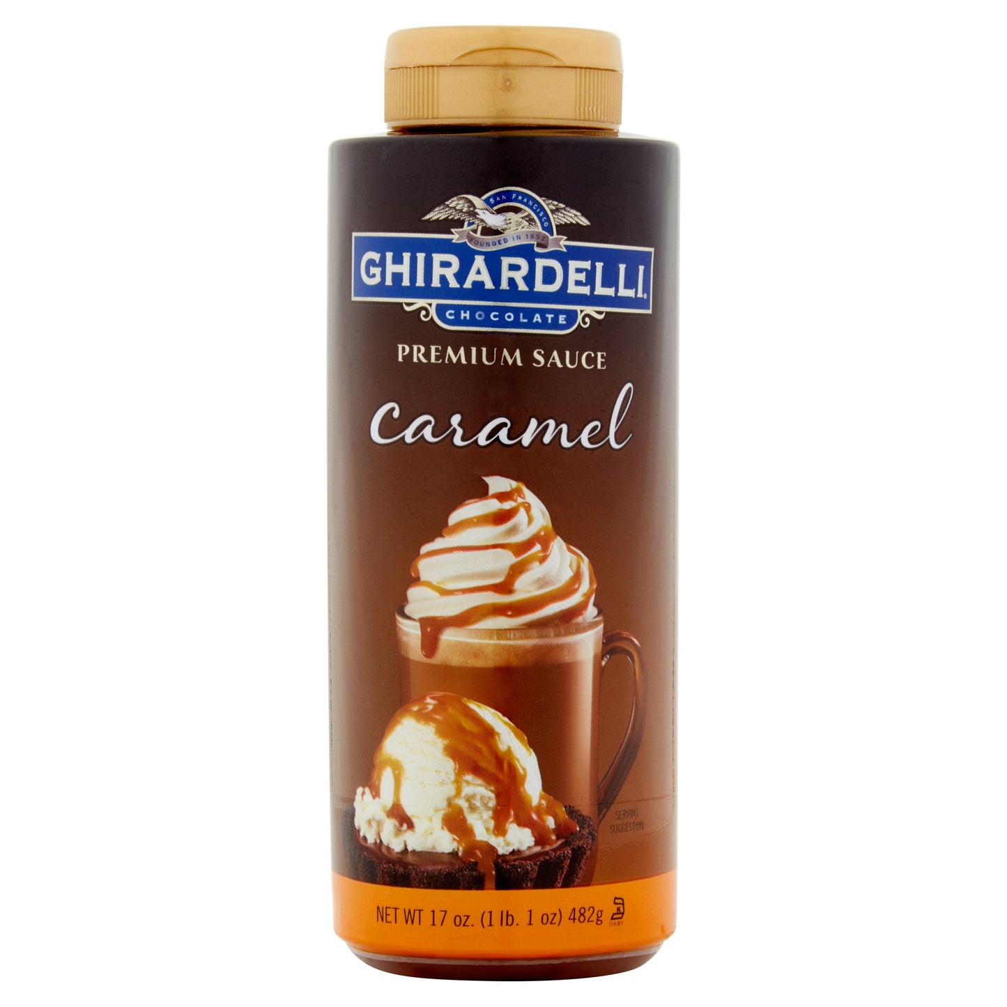 Ghirardelli Caramel Sauce; 17 Ounces; 6 Per Case - High Mart Wholesale
