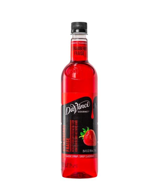 Davinci Gourmet Syrup Strawberry Flavored; 750 Milileter; 4 Per Case - High Mart Wholesale