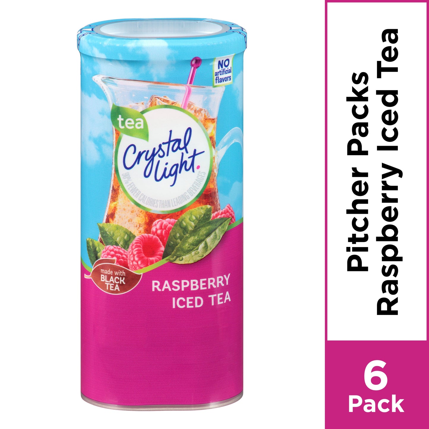 Crystal Light Crystal Light Tea Raspberry; 1.6 Ounces; 12 Per Case - High Mart Wholesale