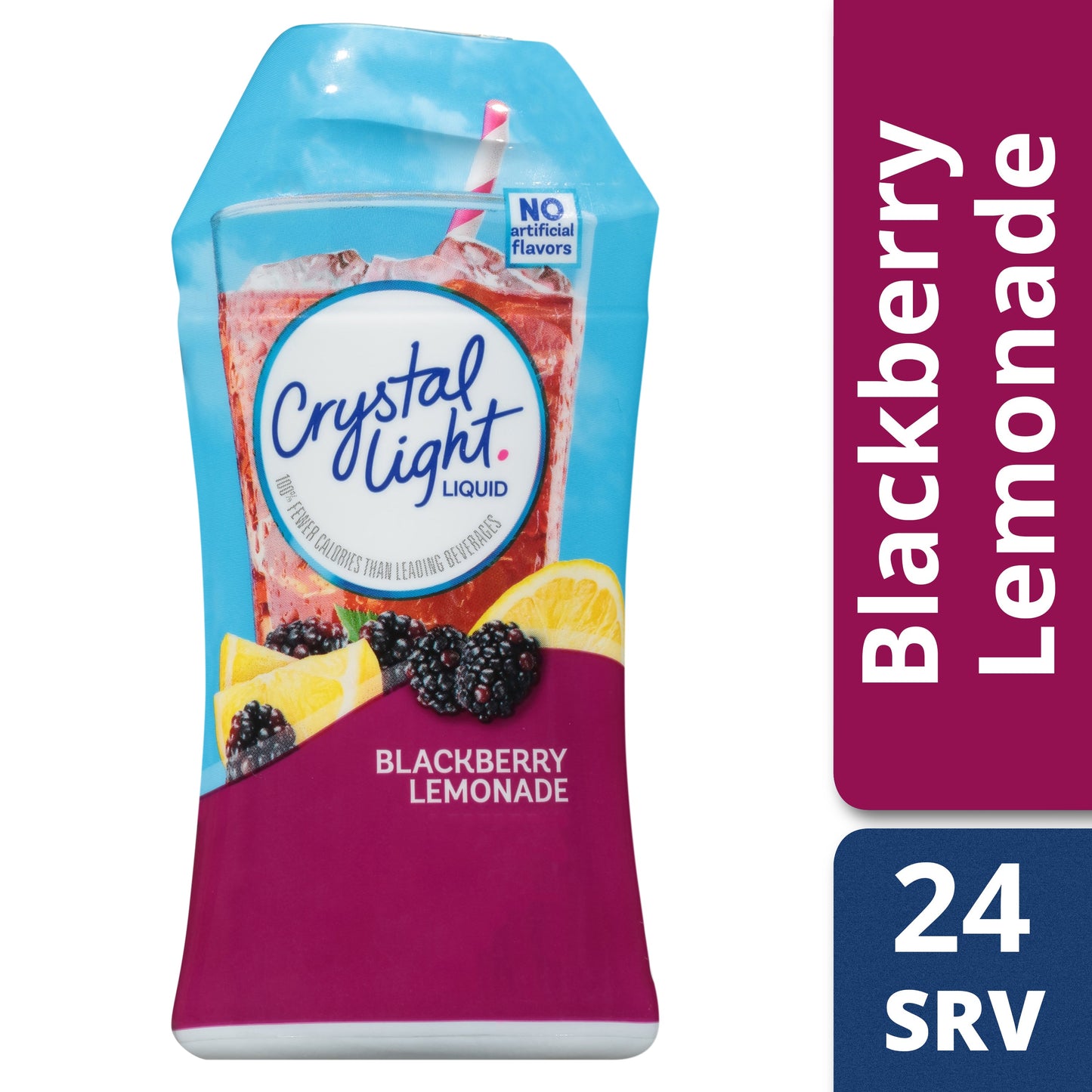 Crystal Light Blackberry Lemonade Liquid Concentrate; 1.62 Fluid Ounce; 12 Per Case - High Mart Wholesale