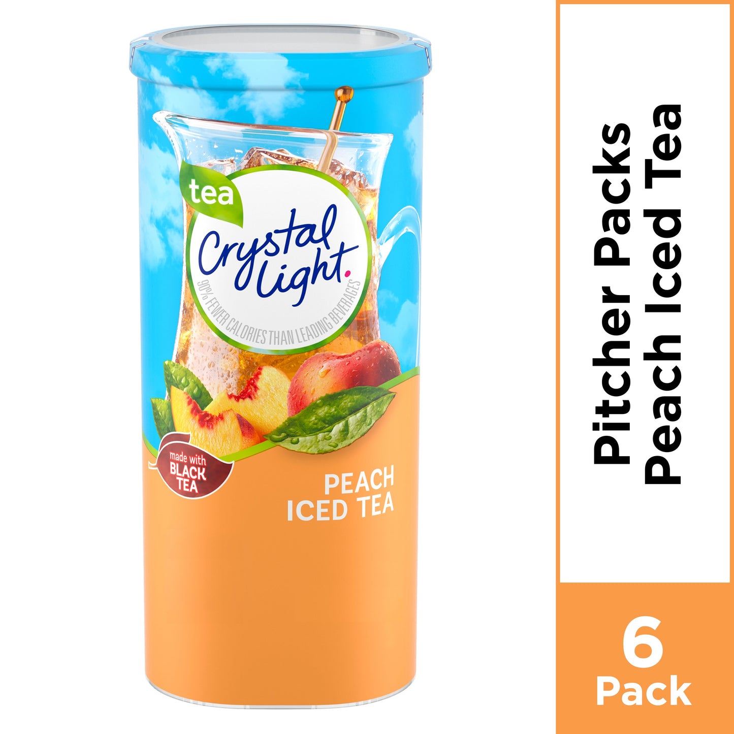 Crystal Light Crystal Light Tea Peach; 1.5 Ounces; 12 Per Case - High Mart Wholesale