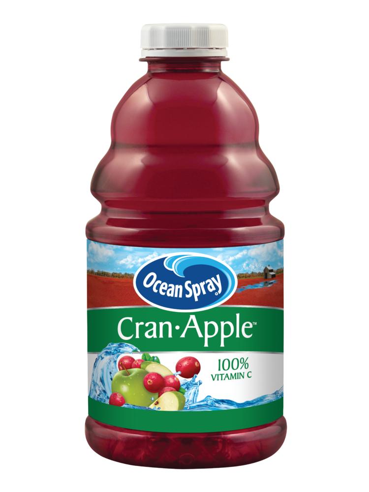 Ocean Spray Cranberry Apple Juice; 46 Fluid Ounces; 8 Per Case