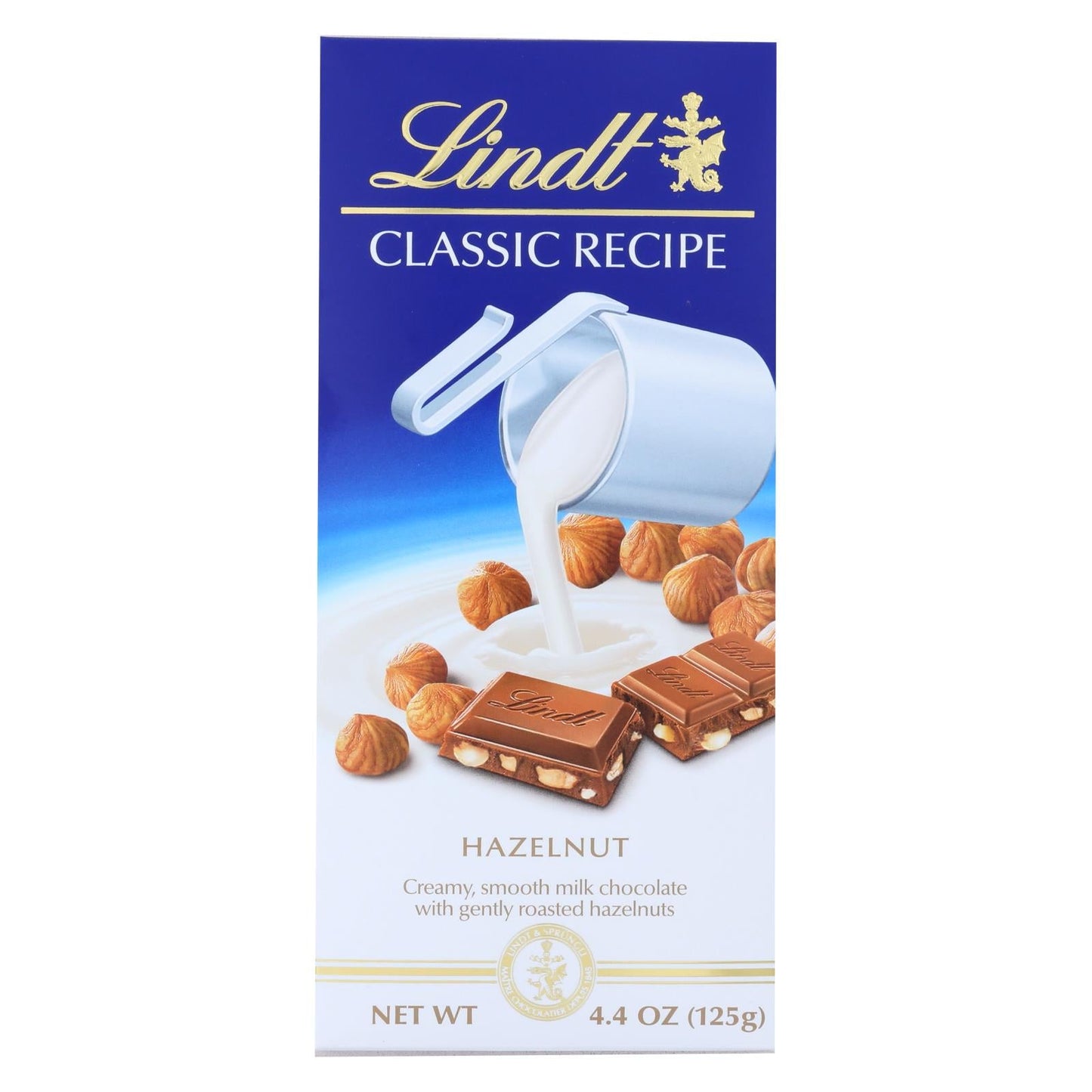 Lindt & Sprungli (Usa) Inc Classic Recipe Chocolate Milk Chocolate Hazelnut; 4.4 Ounce; 12 Per Box; 6 Per Case