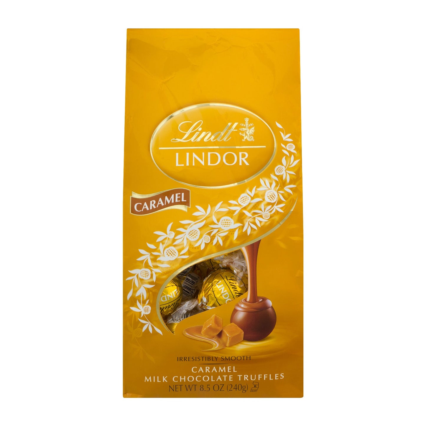 Lindt & Sprungli Lindor Caramel Bag; 8.5 Ounces; 6 Per Case