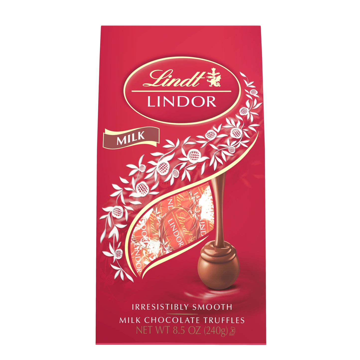 Lindt & Sprungli Valentine Lindor 8.5 Oz Bag; 80 Count; 1 Per Case
