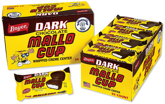 Mallo Cup Candy Dark Chocolate; 1.5 Ounce; 72 Per Case