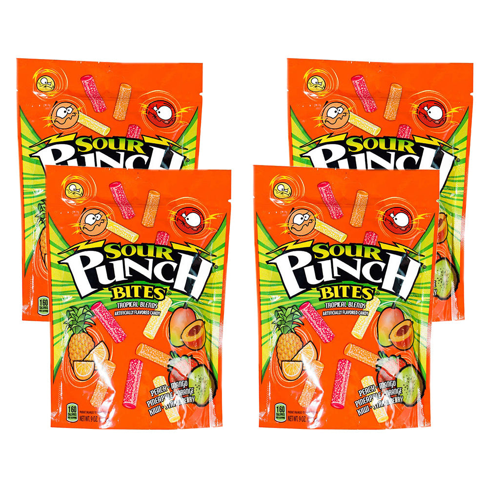 Sour Punch Bites Tropical; 9 Ounces; 12 Per Case - High Mart Wholesale