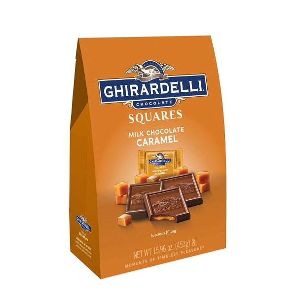 Ghirardelli Extra Large Milk Chocolate And Caramel Square; 15.96 Ounces; 6 Per Case - High Mart Wholesale