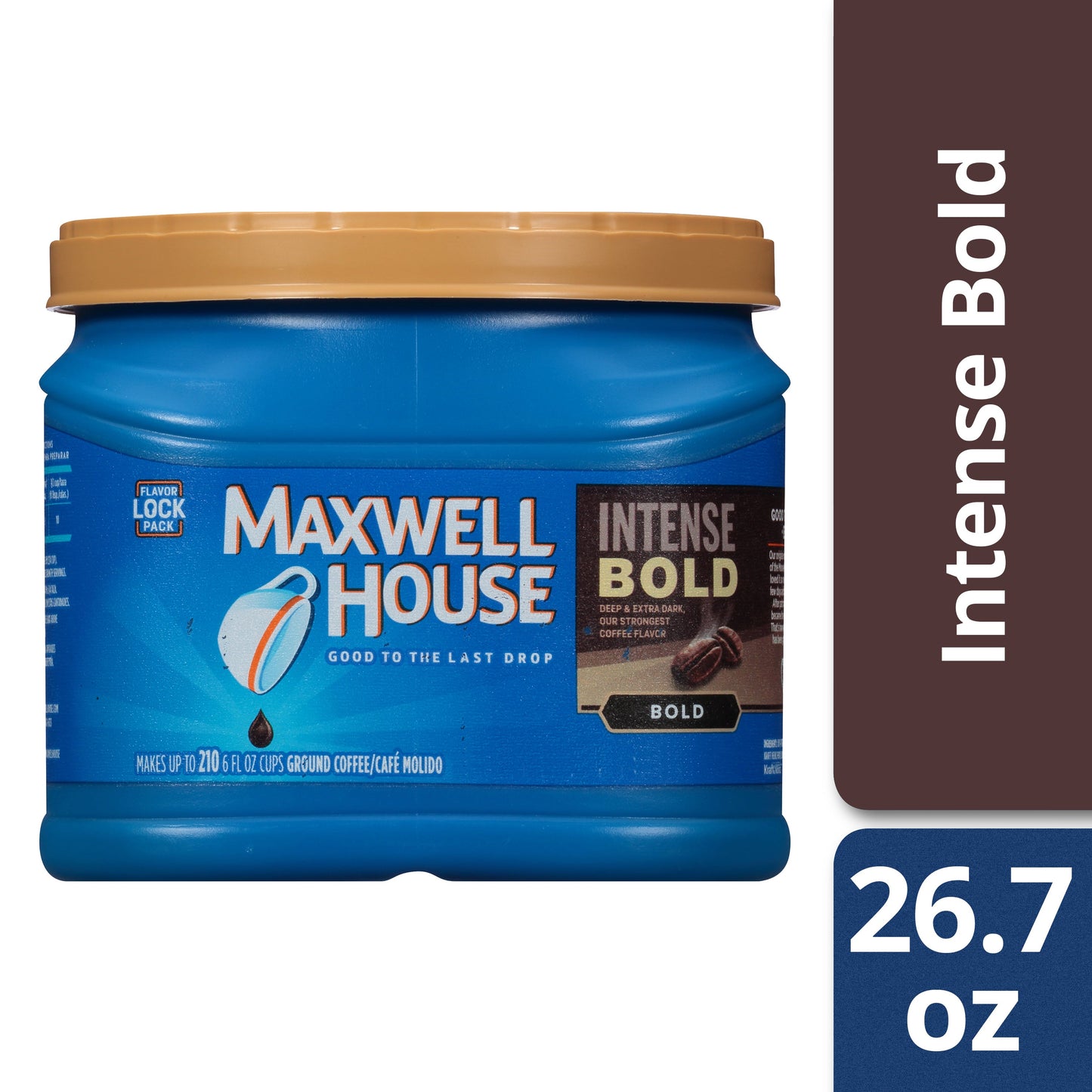 Maxwell House Ground Coffee Intense Bold; 1.668 Pound; 6 Per Case - High Mart Wholesale