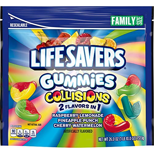 Lifesavers Lifesaver Gummies Collisions Stand Up Pouch; 26 Ounces; 6 Per Case