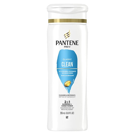 Pantene Pro-V Classic Clean 2In1 Shampoo + Conditioner; 12 Fluid Ounce; 6 Per Case