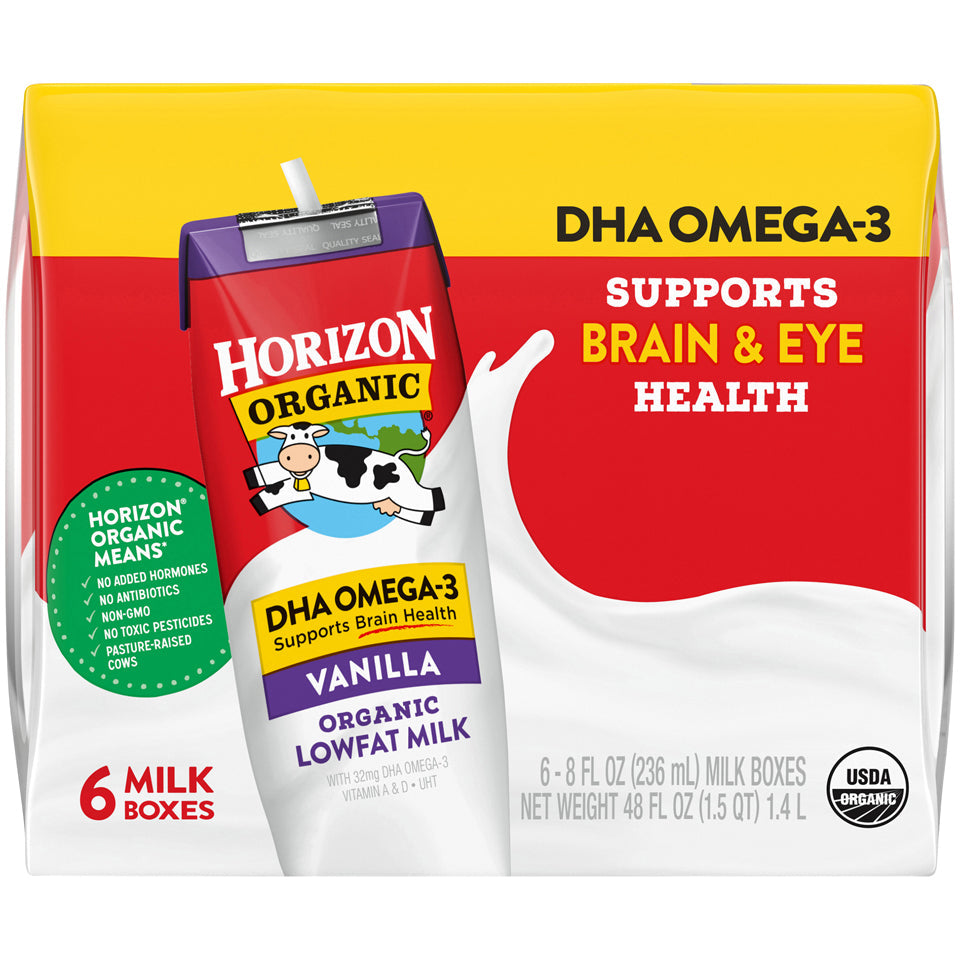 Horizon Organic Aseptic Vanilla Organic; 48 Fluid Ounce; 3 Per Case - High Mart Wholesale
