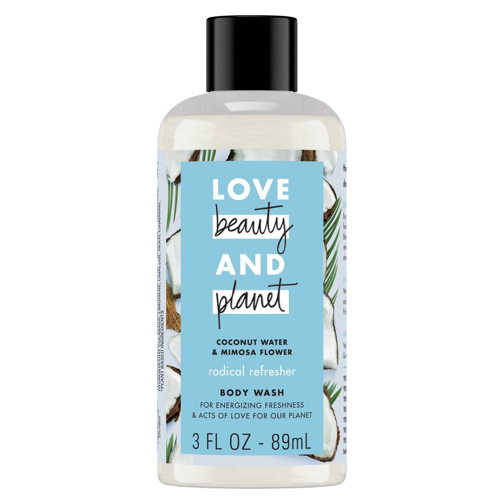 Love Beauty & Planet Body Wash Coconut Water; 3 Fluid Ounce; 12 Per Case - High Mart Wholesale