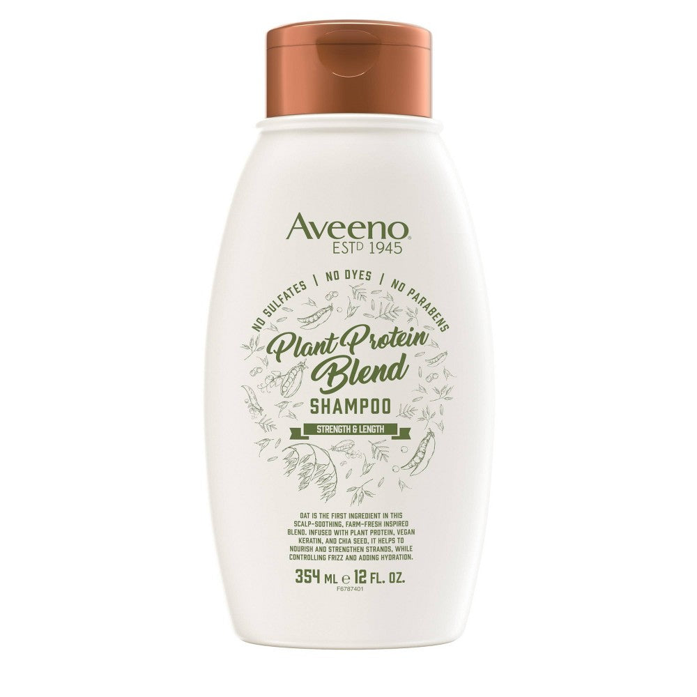 Aveeno Plant Protein Blend Shampoo; 354 Milileter; 4 Per Case - High Mart Wholesale
