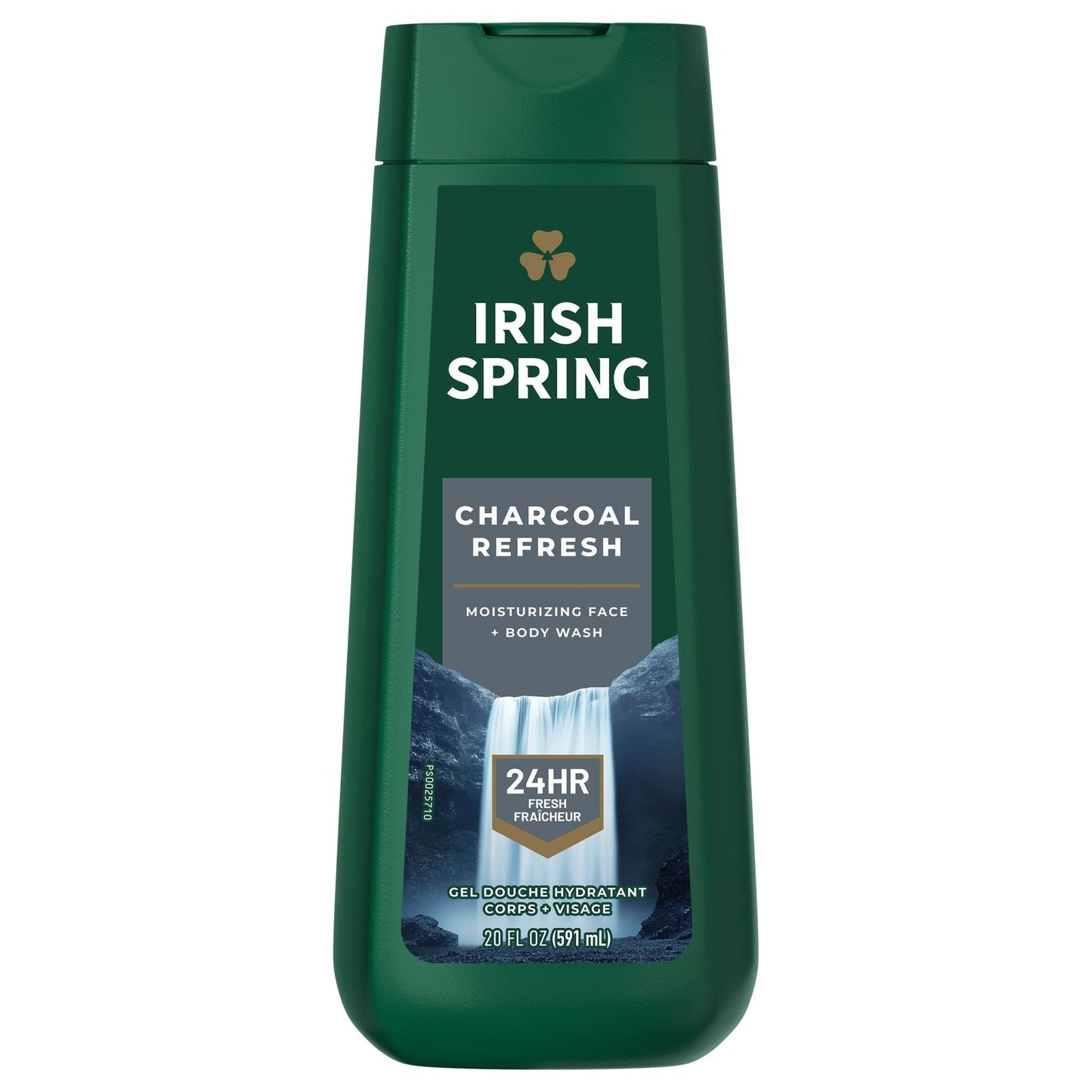 Irish Spring Body Wash Charcoal; 20 Fluid Ounces; 4 Per Case