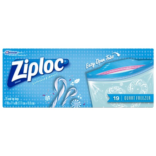 Ziploc Holiday Nutcracker Freezer Storage Value Pack; 96 Count; 1 Per Case