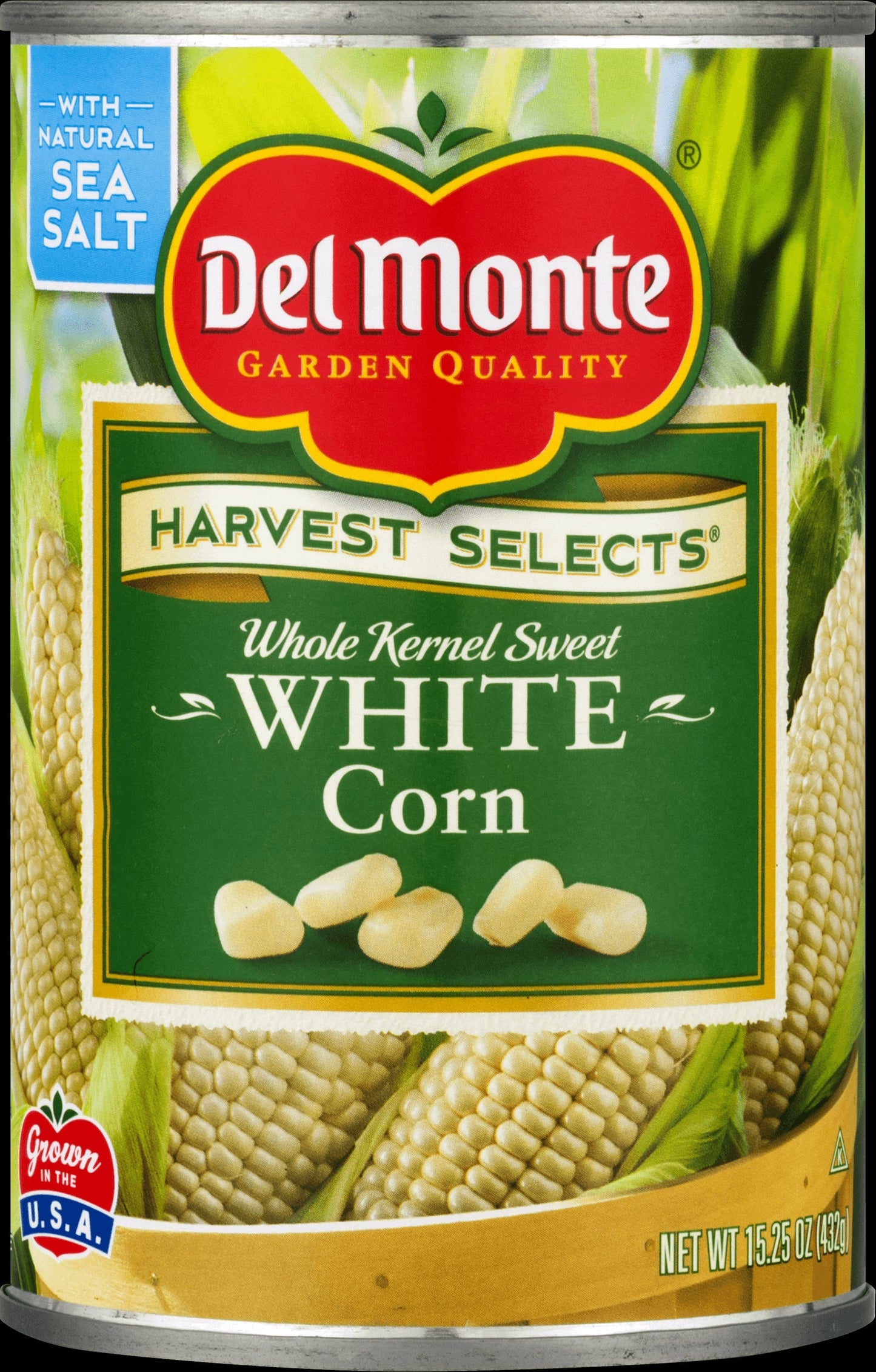 Del Monte Vegetable White Corn; 15.25 Ounces; 12 Per Case