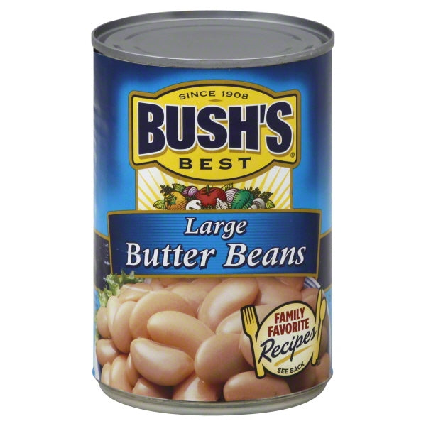 Bush's Best Large Butter Beans; 16 Ounces; 12 Per Case