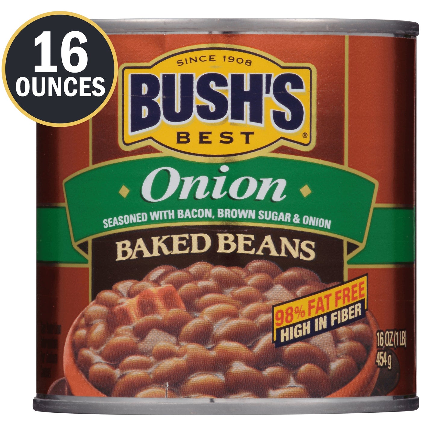 Bush's Best Onion Baked Beans; 16 Ounces; 12 Per Case