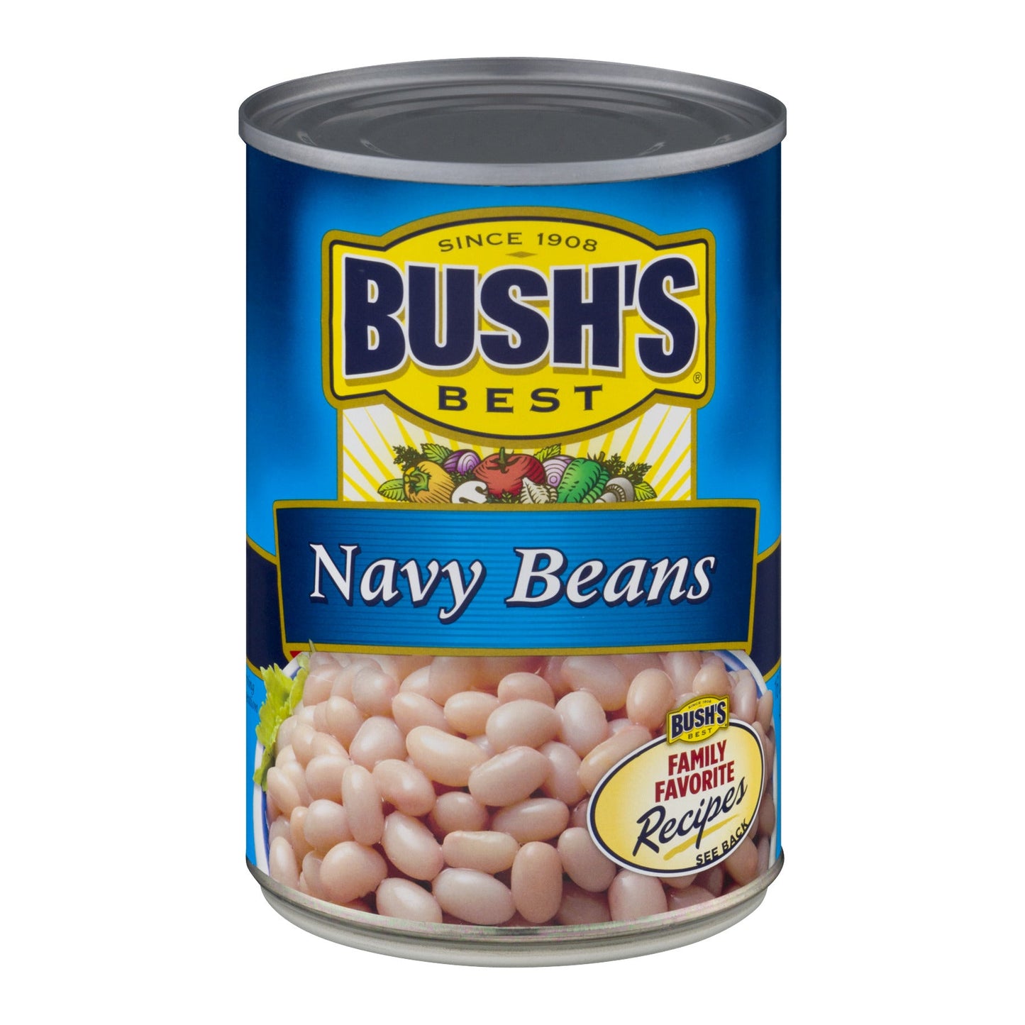 Bush's Best Navy Beans; 16 Ounces; 12 Per Case