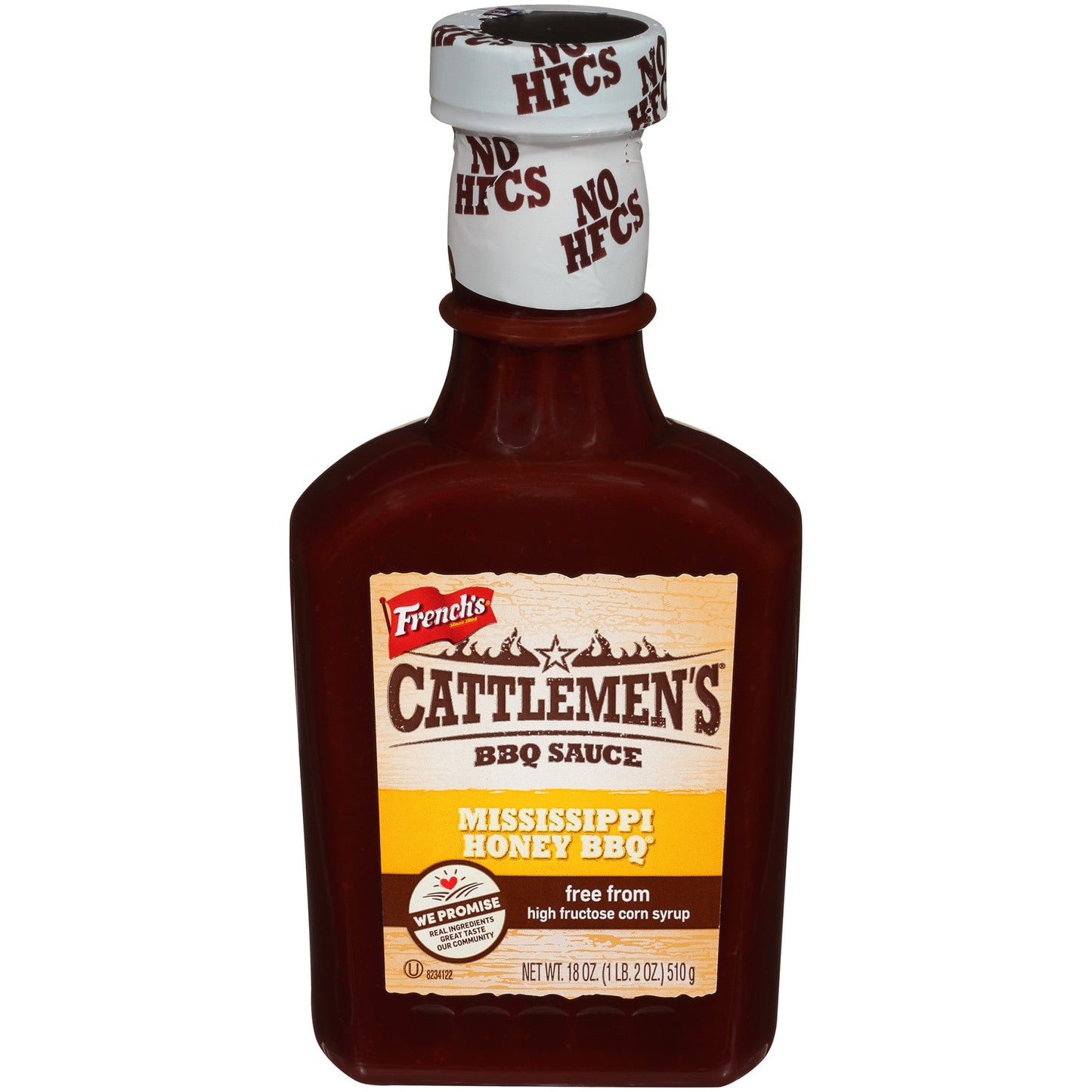 Cattlemen's Select Golden Honey Bbq Sauce Bottle; 18 Ounce; 12 Per Case - High Mart Wholesale