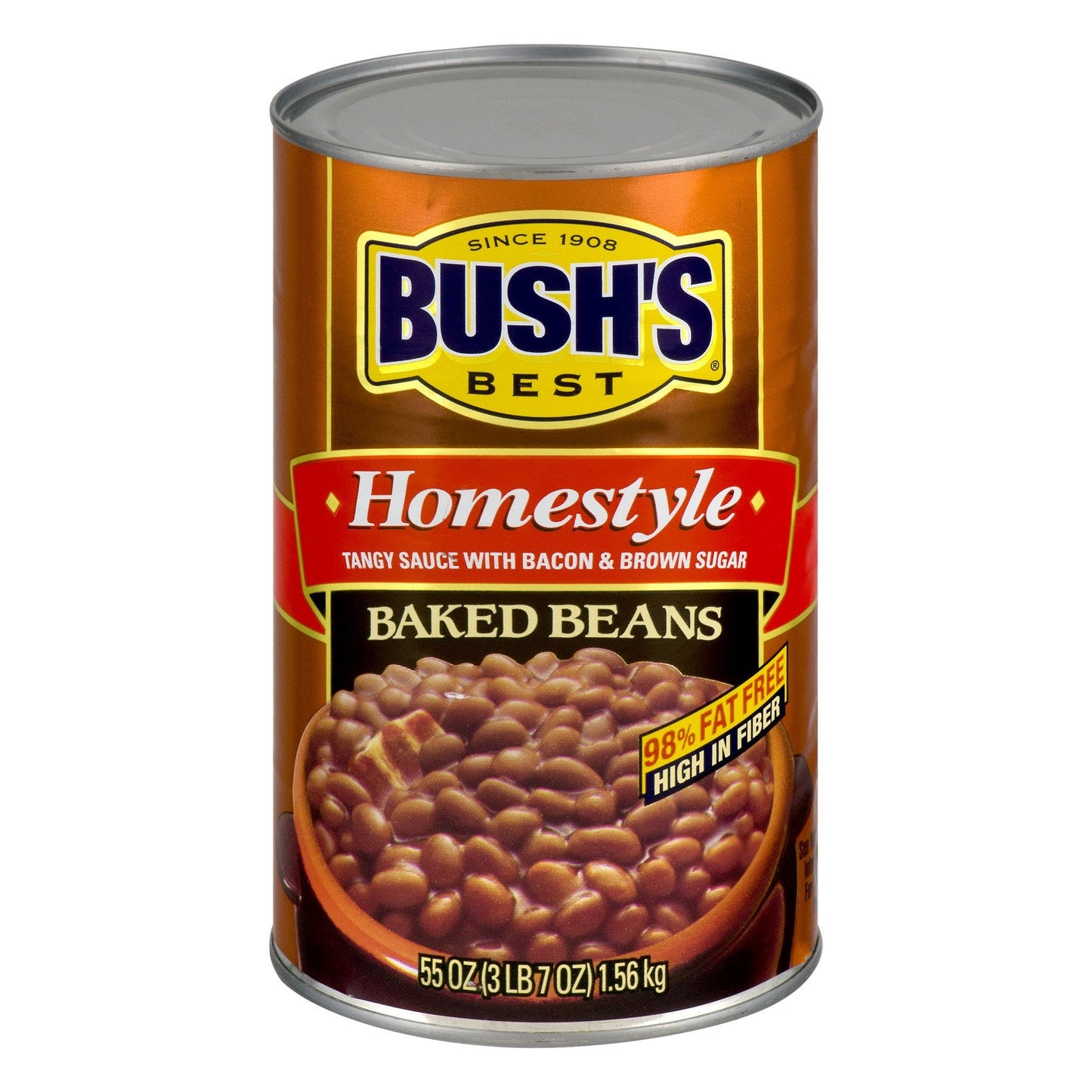 Bush's Best Homestyle Baked Beans; 55 Ounces; 6 Per Case