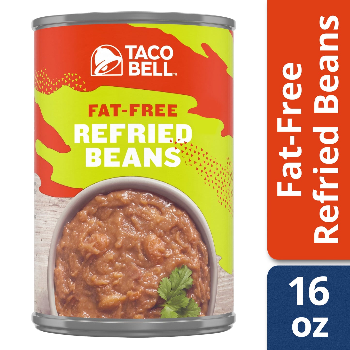 Taco Bell Beans Refried Fat Free; 1 Pound; 12 Per Case