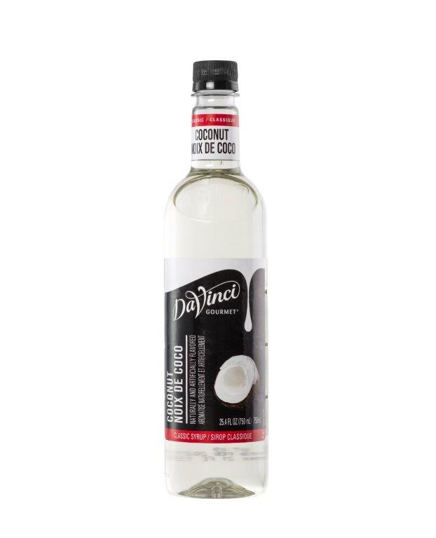 Davinci Gourmet Syrup Coconut Flavored; 750 Milileter; 4 Per Case - High Mart Wholesale