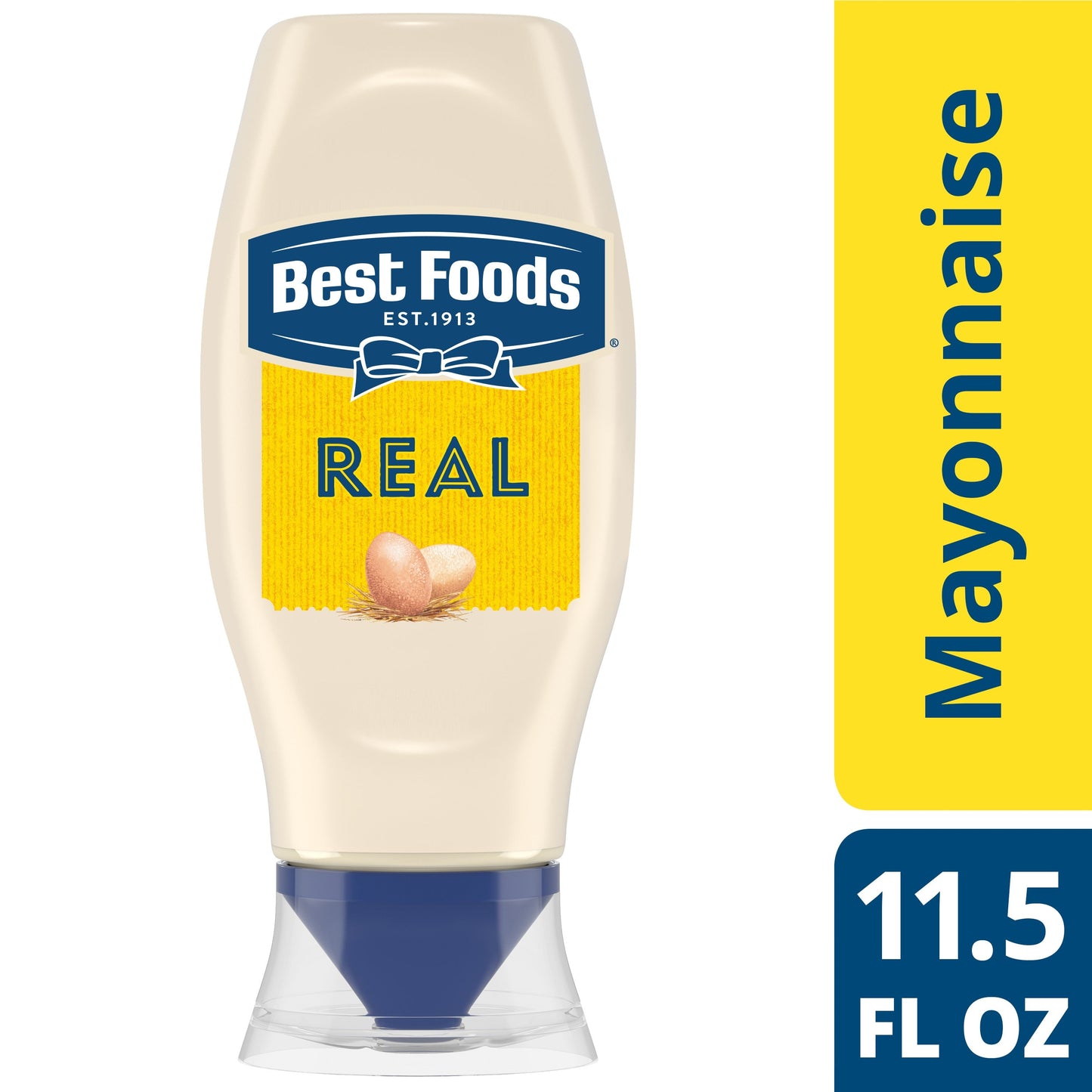 Best Foods Squeeze Bottle Mayonnaise Bottle; 11.5 Fluid Ounce; 12 Per Case - High Mart Wholesale
