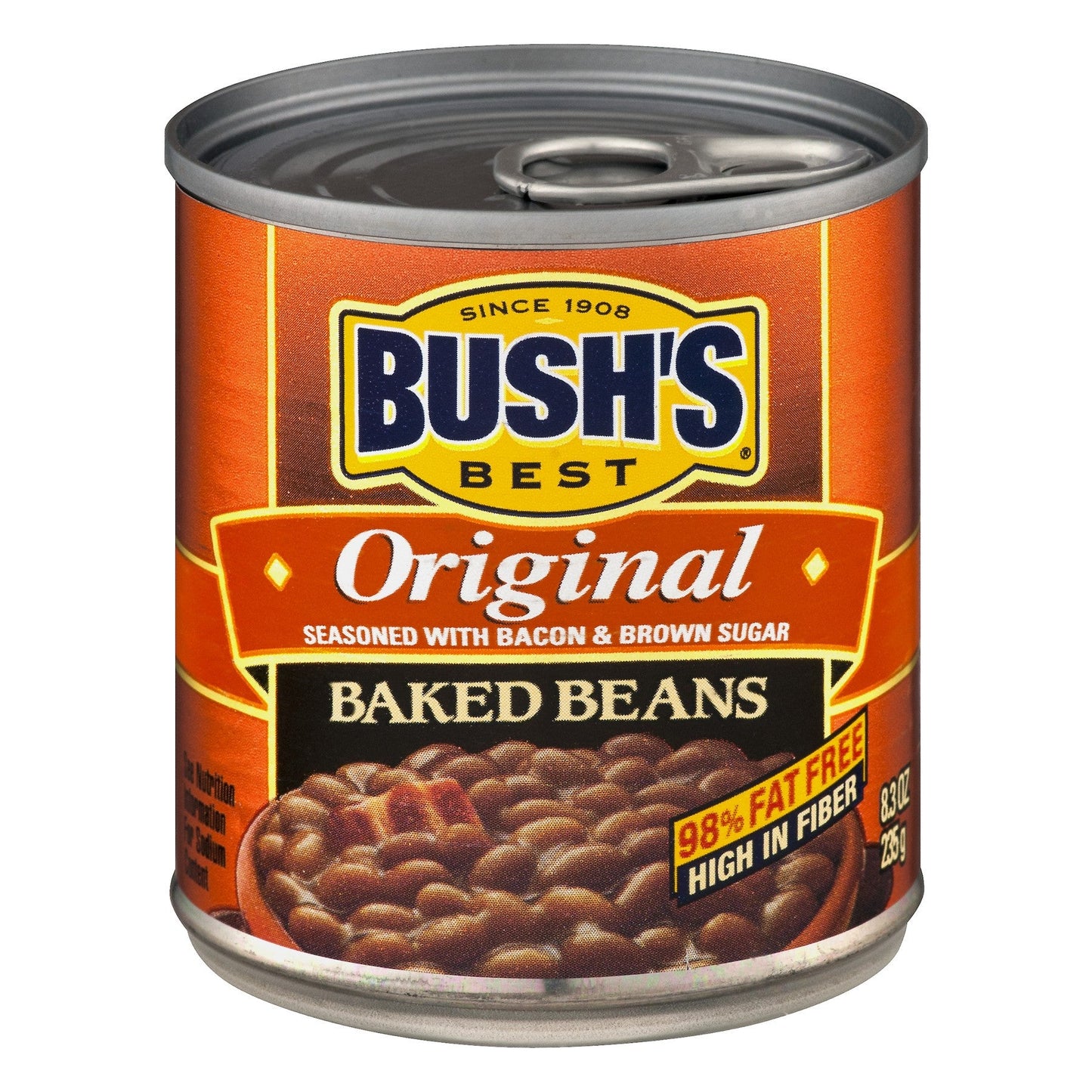 Bush's Best Pop Top Original Baked Beans; 8.3 Ounces; 12 Per Case