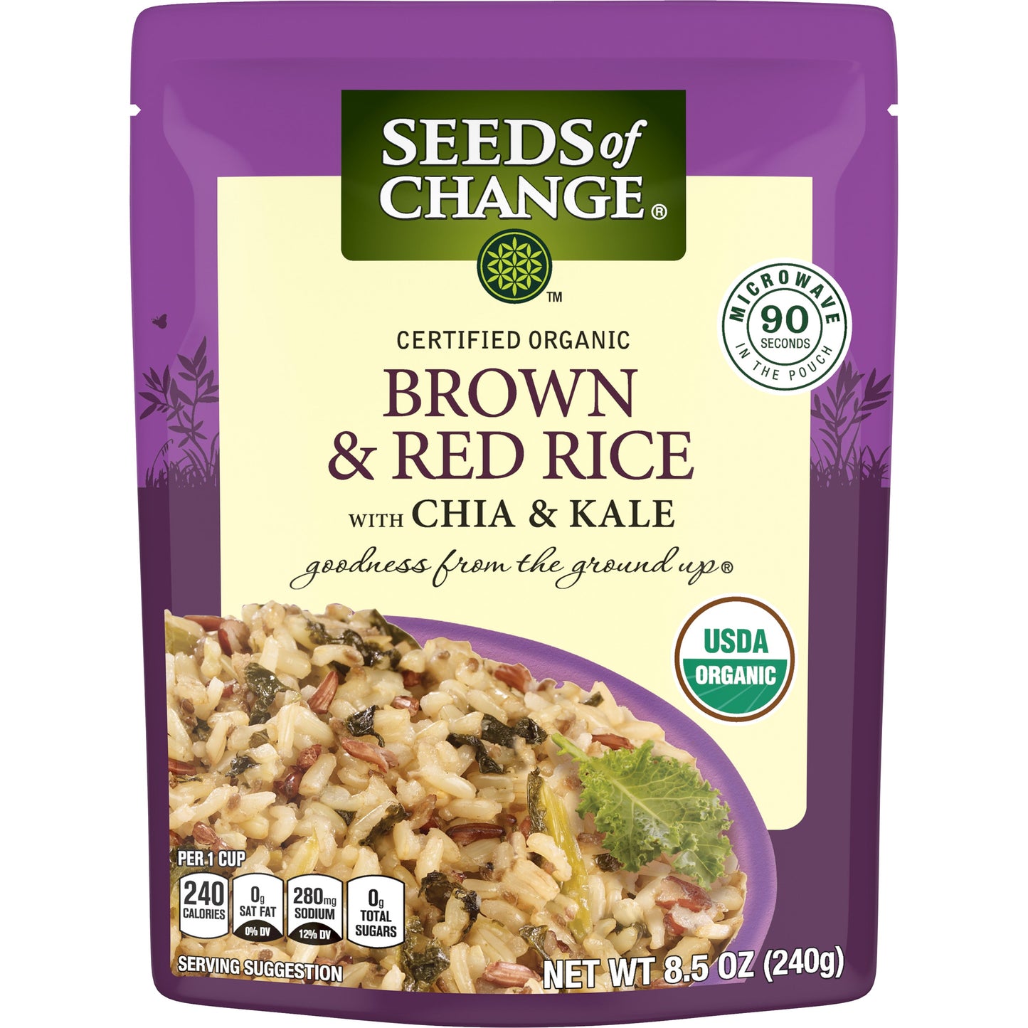 Uncle Ben's Brown Red Rice With Chia; 8.5 Ounces; 12 Per Case - High Mart Wholesale