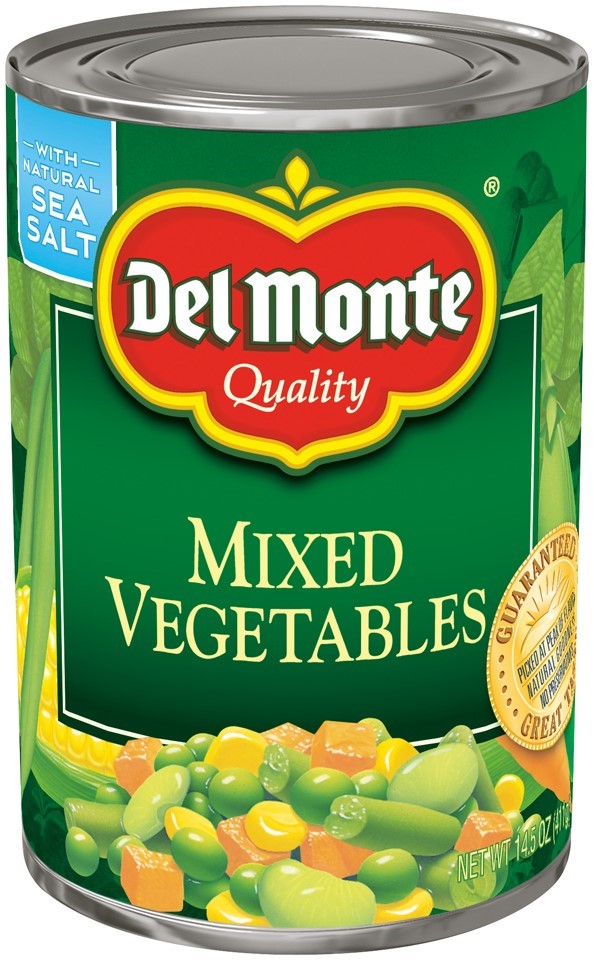 Del Monte Mixed Vegetables; 14.5 Ounces; 12 Per Case