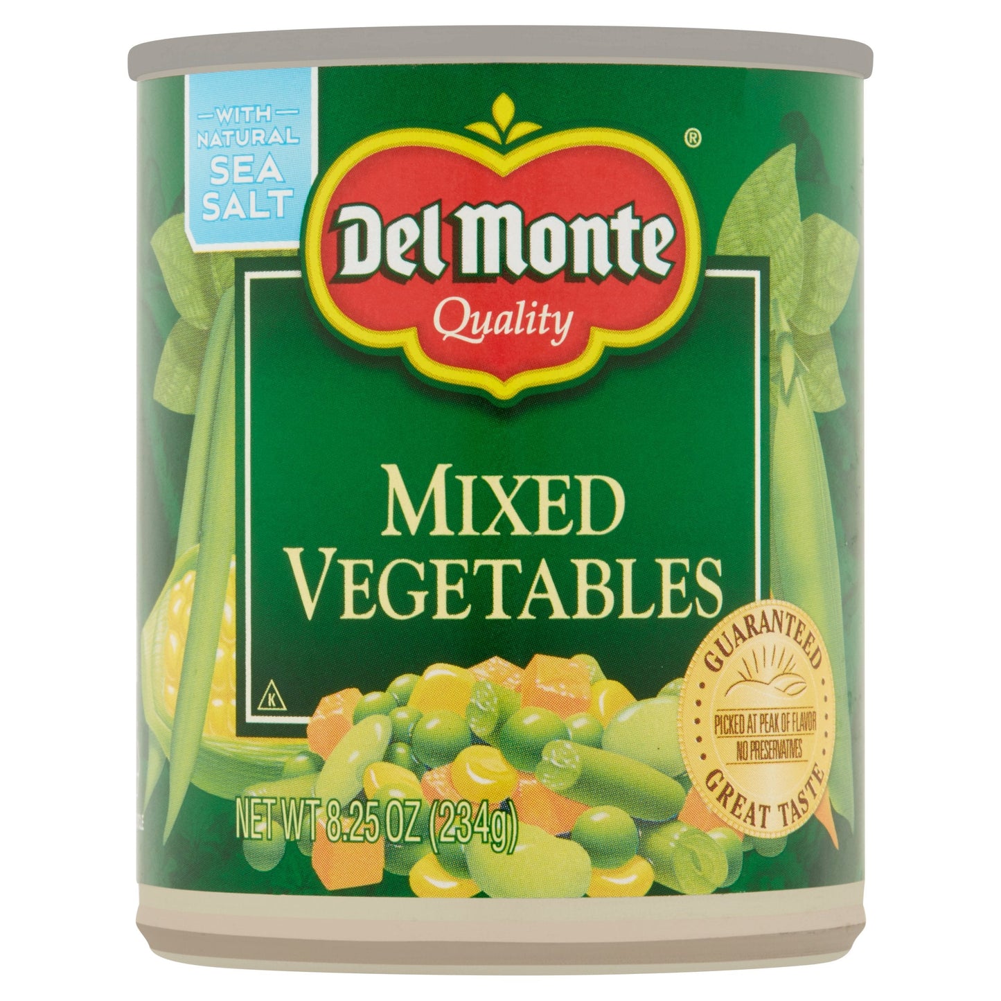 Del Monte Vegetable Blend Garden Mixed; 8.25 Ounces; 12 Per Case