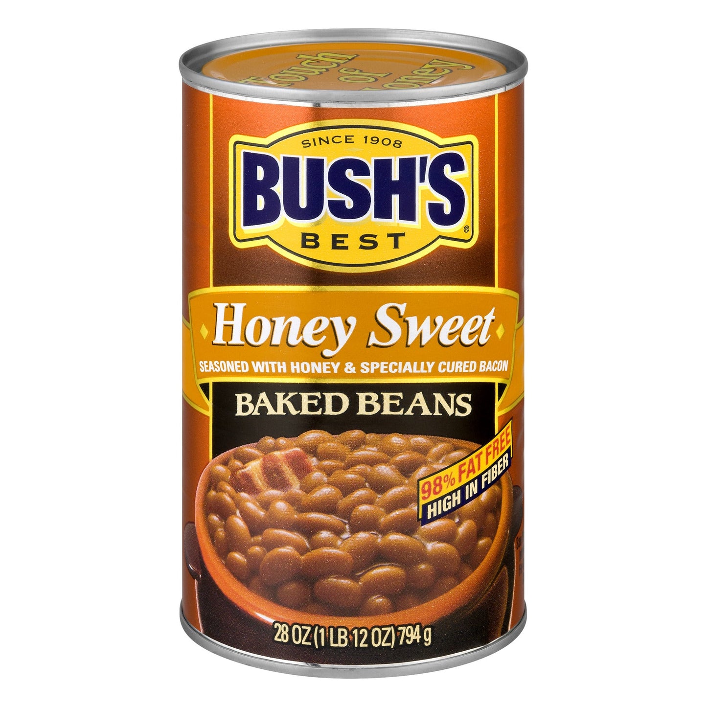 Bush's Best Honey Sweet Baked Beans; 28 Ounces; 12 Per Case