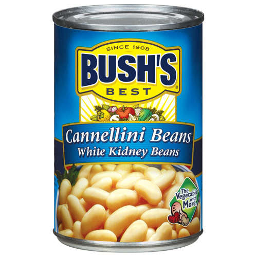 Bush's Best Cannellini Beans With White Kidney Beans; 15.5 Ounces; 12 Per Case