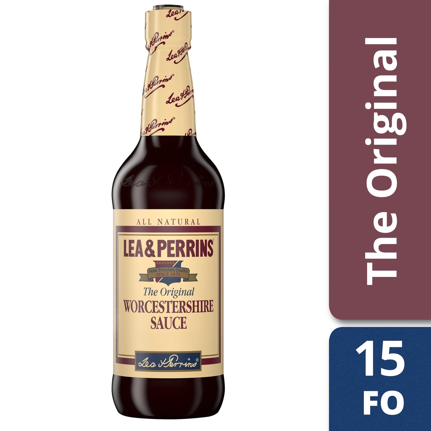 Lea & Perrins Worcestershire Sauce Bottle; 15 Fluid Ounce; 12 Per Case - High Mart Wholesale