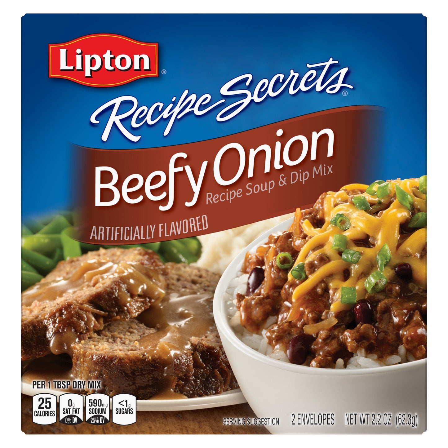 Lipton Savoury Soup Beefy Onion; 2.6 Fluid Ounce; 12 Per Case