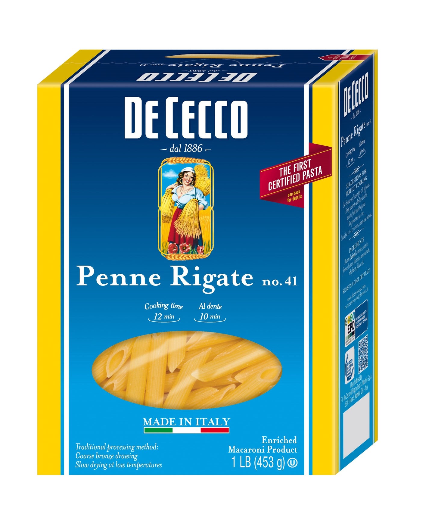 De Cecco No. 41 Penne Rigate; 1 Pounds; 12 Per Case