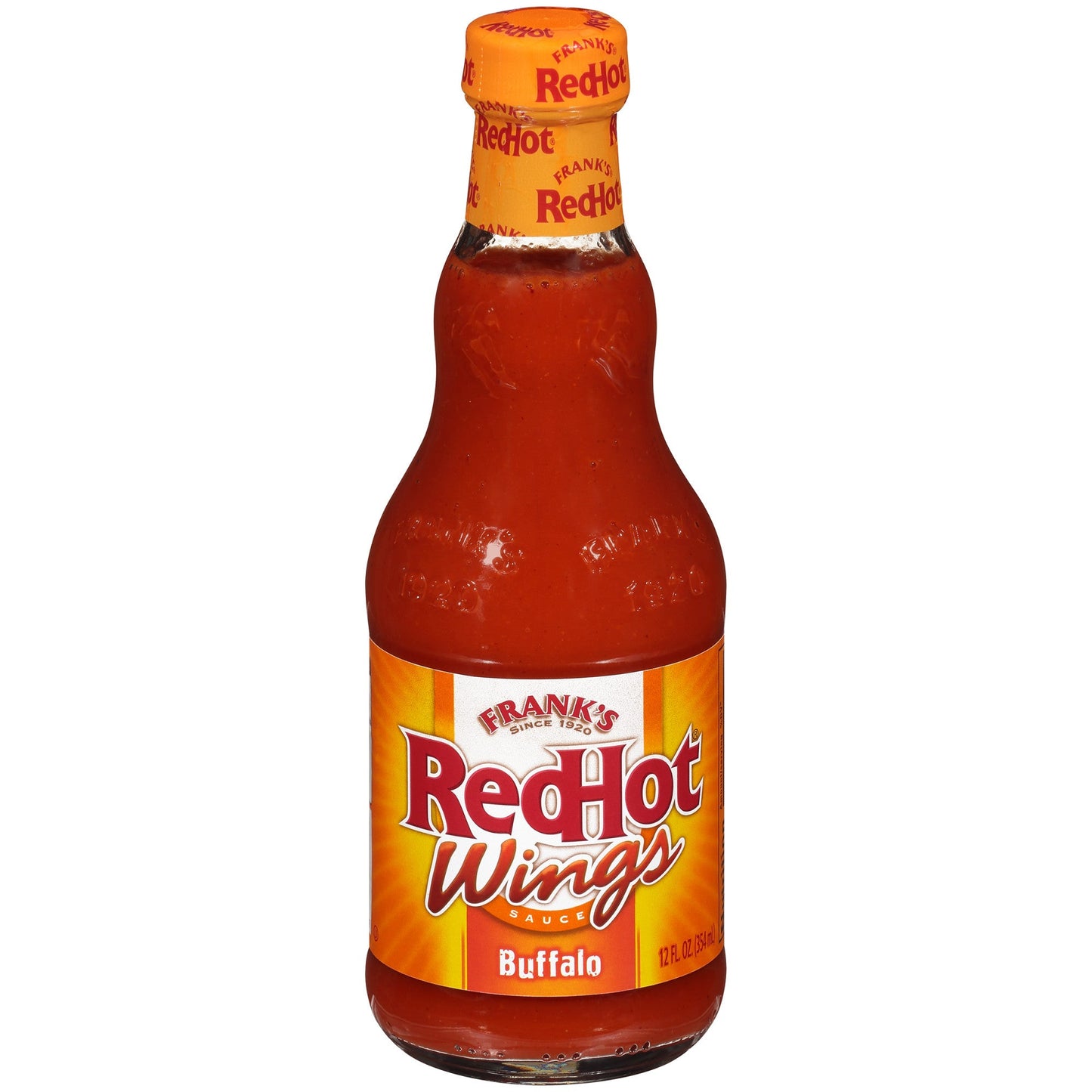Frank's Redhot Buffalo Wing Hot Sauce Bottle; 12 Fluid Ounce; 12 Per Case - High Mart Wholesale