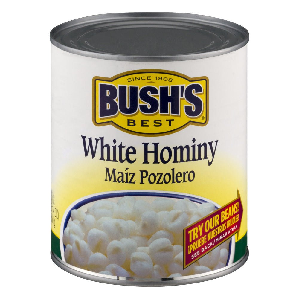 Bush's Best White Hominy; 30 Ounces; 12 Per Case