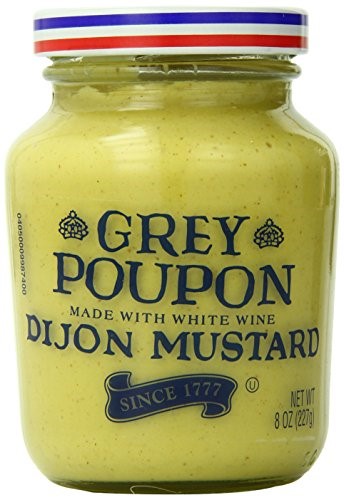 Grey Poupon Classic Dijon Mustard Jar; 8 Ounce; 12 Per Case - High Mart Wholesale